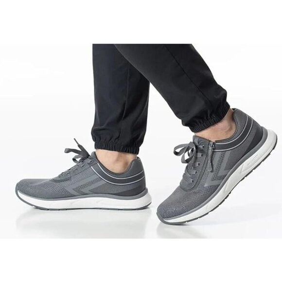 NEW Billy Footwear Men Sport Inclusion Adaptive Sneakers Gray Size 10 XW BY717 - Picture 2 of 6